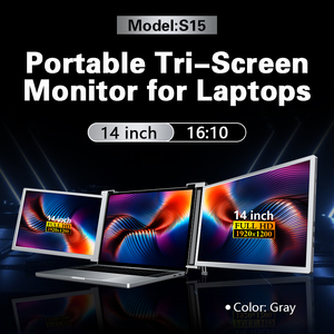 14 Inch Portable Touch Screen <strong>Monitor</strong> with Stand 2nd &amp; 3rd <strong>Display</strong> Folding Lapdock All in One <strong>Computers</strong> with IPS Panel - Product Image 2