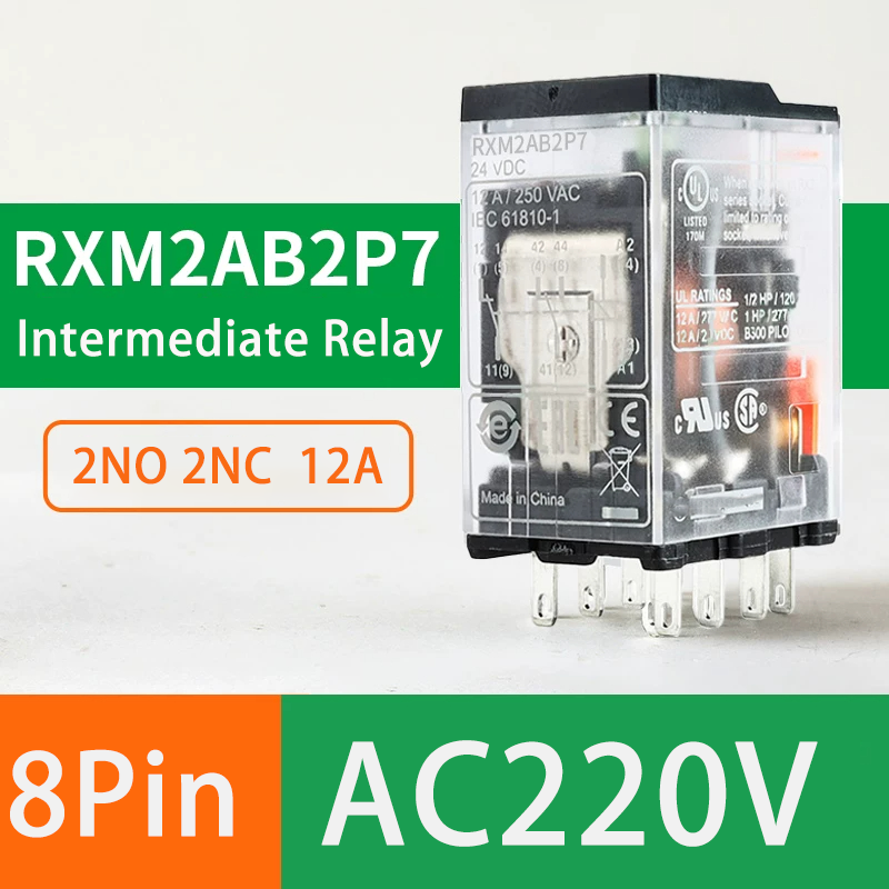 RXM2AB2P7 8Pin 220VAC
