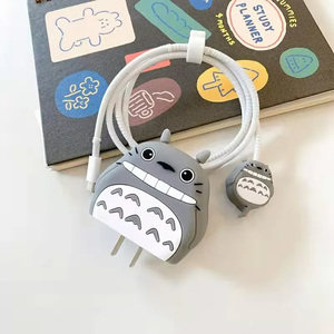 3D สำหรับ Apple หัวชาร์จแบบเร็ว18W 20W ตัวป้องกันที่ชาร์จ4 in 1ตัวป้องกันหัวชาร์จอุปกรณ์ป้องกันสายเคเบิลข้อมูล - Product Image 6