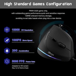 Mouse C-18 verticale da gioco cablato per Mouse USB con Joystick ergonomico per Mouse da gioco programmabili Mouse per PC - Product Image 4
