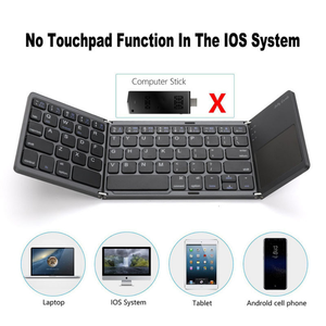 Wireless Air <strong>Mouse</strong> for Windows <strong>Android</strong> IOS Phone Tablet PC Folding <strong>Keyboard</strong> Mini Foldable <strong>Keyboards</strong> with Touchpad - Product Image 6
