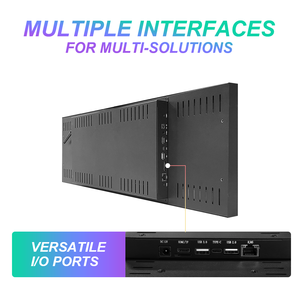 37.6 pollici di gestione remota Ultra ampio schermo Bar LCD Digital Signage negozio Display scaffale bordo Stretch Display Wifi controllo - Product Image 5