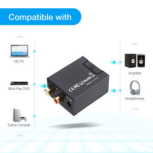 Analog <strong>RCA</strong> L/R to <strong>Digital</strong> <strong>Optical</strong> Coaxial Toslink <strong>Optical</strong> Coaxial Toslink Adapter <strong>Digital</strong> to Analog - Product Image 6