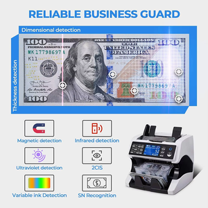 Máquina de comprobación de dinero de denominaciones mixtas, máquina de conteo de dinero, identificación automática, validador de moneda, 2, 2 - Product Image 4