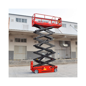 作業プラットフォーム6m 8m 10m空中作業プラットフォームエレベーター倉庫リフター足場タイプ - Product Image 5