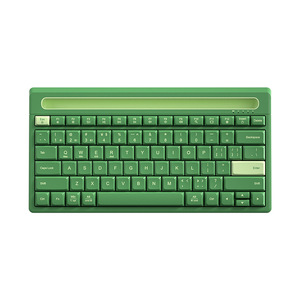 BT Multi-Device Wireless <strong>Keyboard</strong> with Phone Holder Slot 79 Keys <strong>Multimedia</strong> Button <strong>Keyboard</strong> for Windows/Mac/Android - Product Image 1