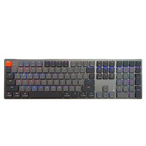TOPSTYLE-Caja de teclado con interruptor corto rojo, caja mecánica de color para juegos, USB 2,0 CN de aluminio, RGB, OEM - Product Image 1