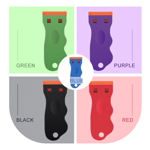 OEM tùy chỉnh tự động cửa sổ Tint Vinyl công cụ loại bỏ thiết kế mới tự làm nhựa dao cạo lưỡi scraper Decal Sticker tay công cụ - Product Image 5