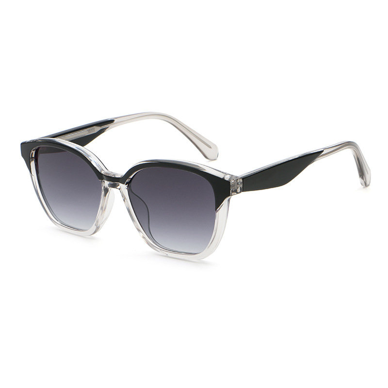 C4 Light Gray Bright Black FrameDouble Gray Lenses