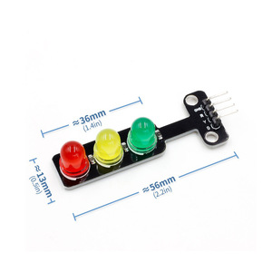 LED Traffic signal Module, 5V Traffic Light Module, Electronic <strong>Learning</strong> Building Block <strong>Programming</strong> Single Control Board - Product Image 1