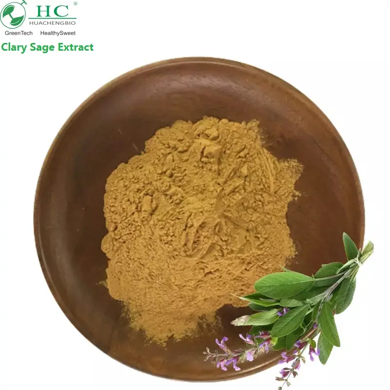 100% บริสุทธิ์ Clary Sage สารสกัดจากผง /Salvia Officinalis สารสกัดจาก