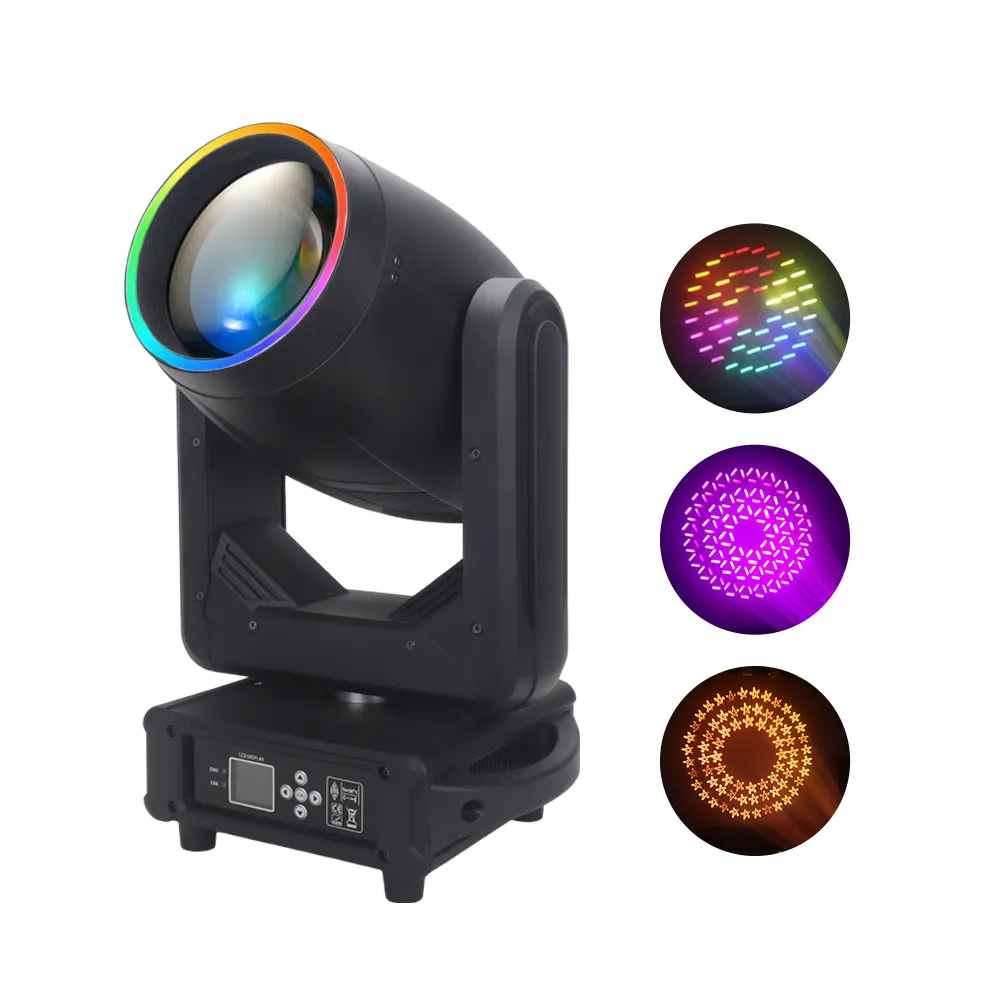 Colorido LED Beam 300W 48Prism 14r Sharpy Beam Luz con cabezal móvil Luces Discoteca DMX Stage Party Lights