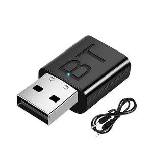 Dual Channel Stereo for Bluetooth V5.1 Audio Converter with USB &amp; AUX <strong>Output</strong> Microphone <strong>Receiver</strong> <strong>Electronic</strong> Components - Product Image 1