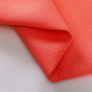 Bán Buôn Chất Lượng Cao 90% <span class=keywords><strong>Polyester</strong></span> 10% Spandex 4 Cách Elastane <span class=keywords><strong>Dobby</strong></span> Lỗ Chải Interlock Xương Cô Gái Ngoài Trời Vải - Product Image 2