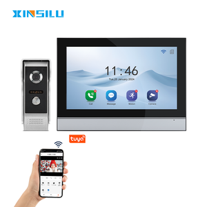 XINSILU Tuya IPビデオインターホンシステム10インチIpsタッチスクリーンディスプレイインターホン高品質双方向オーディオドアベルPOE付き - Product Image 1