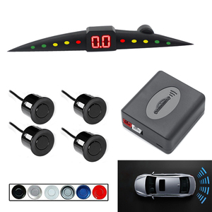 GAYINTT-Sensor de estacionamiento automático para coche, dispositivo con 4 sensores, sistema de detección de Radar de respaldo inverso con pantalla LED - Product Image 3