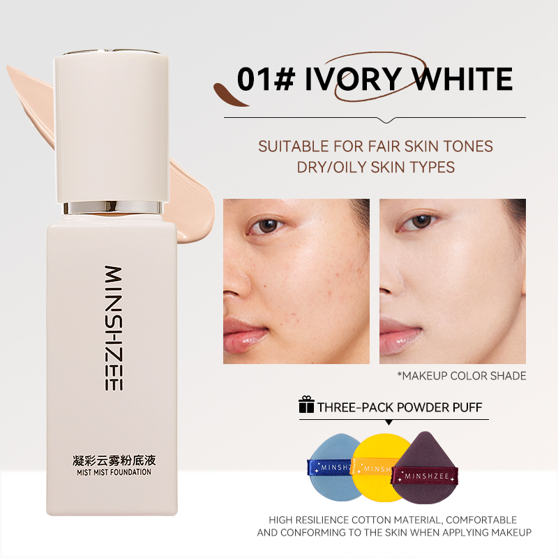 01 # Ivory White+Powder Puff