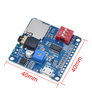 Sprach-Sound-Wiedergabe modul MP3-Player-Modul UART-E/A-Trigger Class D-Verstärker platine 5W 8M Speicher DY-SV8F SD/TF-Karten DY-SV5W - Product Image 2