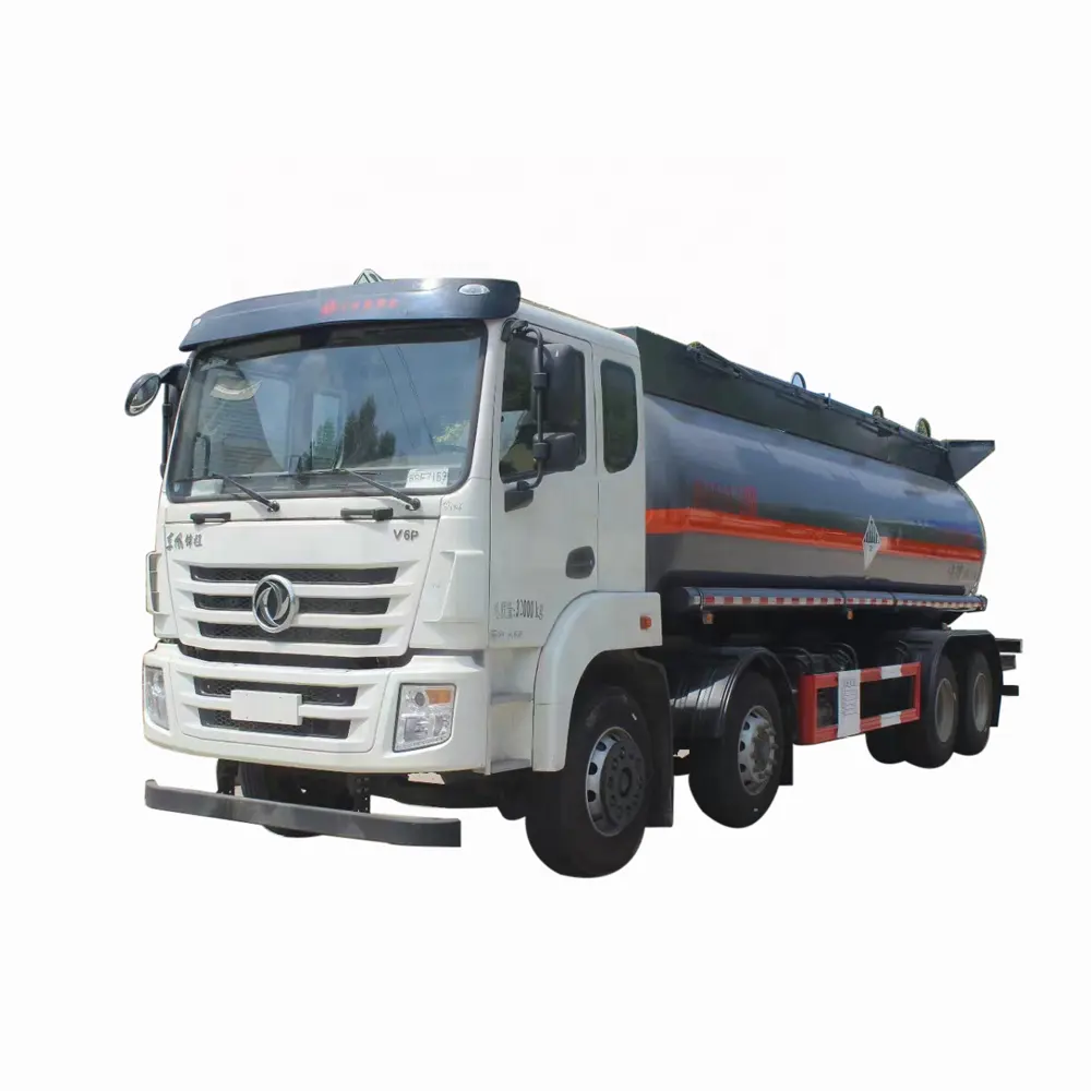 Dongfeng 19000-20000 litros de caminhões-tanque de mercadorias perigosas são usados para transportar resíduos de líquidos e produtos químicos perigosos