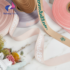 Benutzer definierte Gros grain personal isierte Band Markenname Logo gedruckt Band