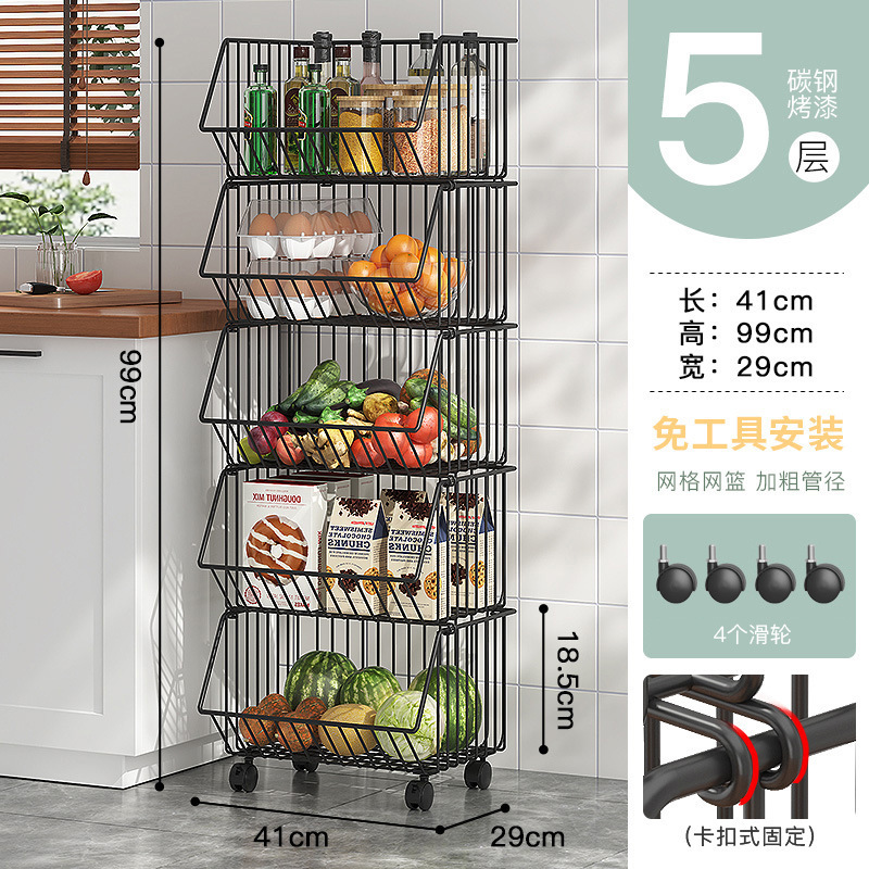 Large five-layer pulley black