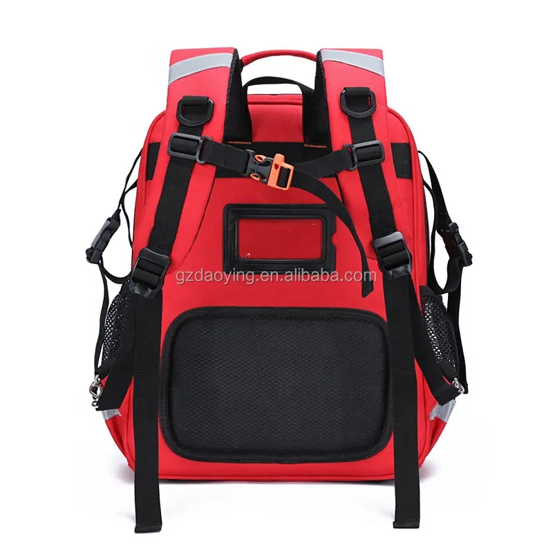 Bolsa de emergencia con rayas reflectantes Rescate Primeros auxilios Rescate Cuidado DE LA SALUD Mochila con silbato de rescate para silla de ruedas