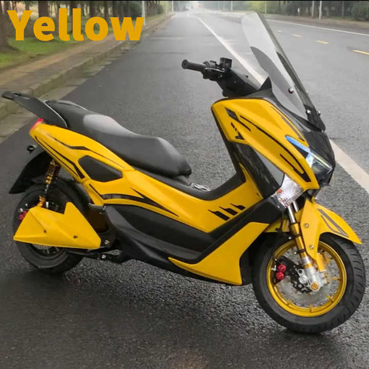 CKD SKD sepeda motor listrik pabrikan Tiongkok, sepeda motor listrik dewasa 2700W 85km/jam kecepatan eec 12 inci di Tiongkok