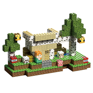 Juego de bloques de construcción compatibles innovadores, cubos cuadrados DIY de 1,6 cm para juegos creativos de niños, patrón personalizable de estilo Minecraft - Product Image 2
