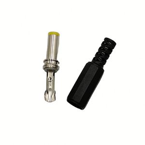 DCジャック5.5 2.1mmオオスプラグイエローチップ5.5mm 2.1mm DCジャック5.5x 2.1mmプラグはんだ付けDC 5.5 x 2.1mmオオスジャックパワーコネクタ - Product Image 4