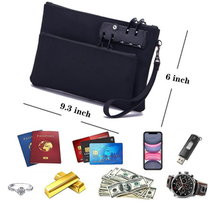 Secure Zippered <strong>Pouch</strong> with Lock, Fits Various Essentials, for Indoor and Outdoor Use - Customizable - Product Image 5