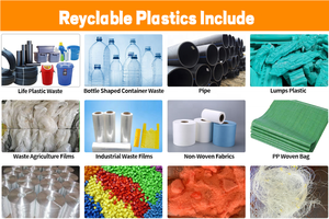 <strong>Recycled</strong> <strong>Plastic</strong> Film PP ABS HDPE LDPE Two Stage <strong>Extruder</strong> Granules Making Pelletizing Granulator