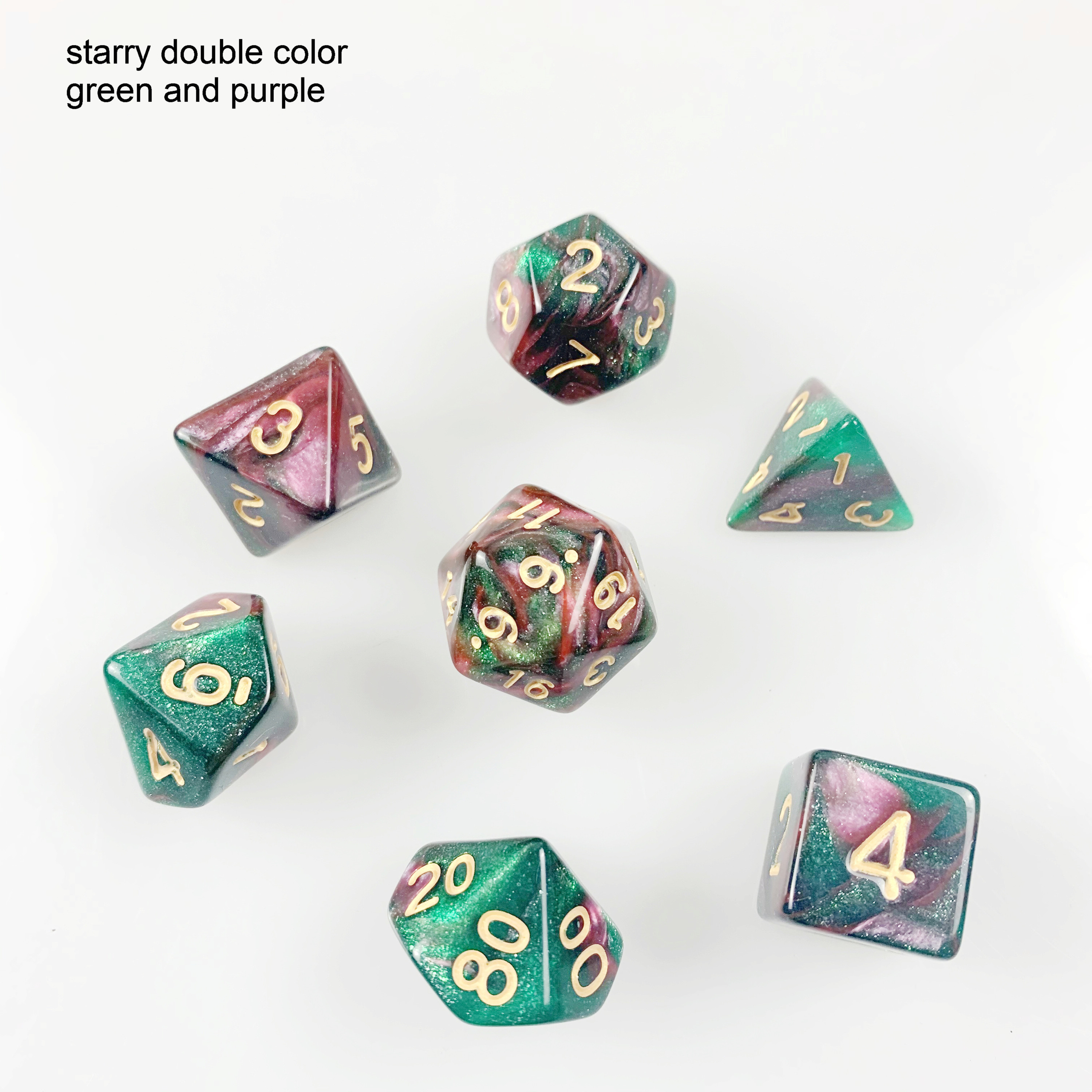 Starry สีแดงและสีเขียว