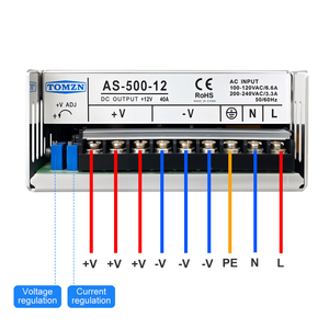 TOMZN AS series <strong>AC</strong>-<strong>DC</strong> 500W SMPS Switching <strong>power</strong> supply <strong>input</strong> 110V 220V <strong>output</strong> 12V 24V 36V 48V 60V adjustable CCCV High <strong>Power</strong> - Product Image 6