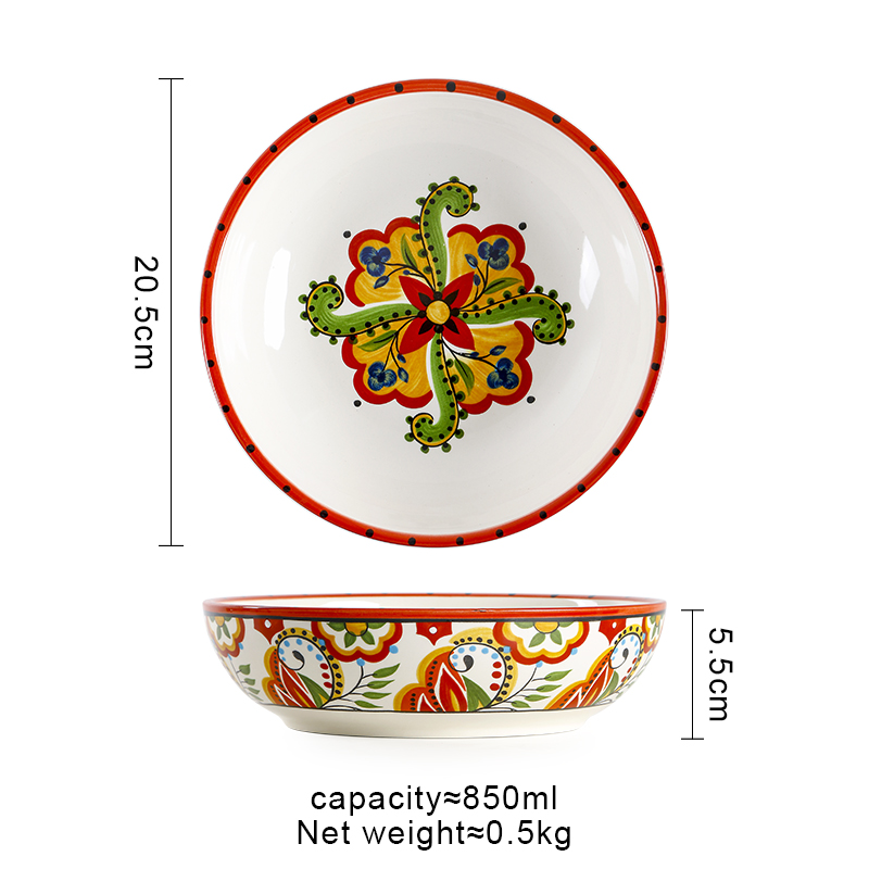 Red Bocca-8-inch deep disc