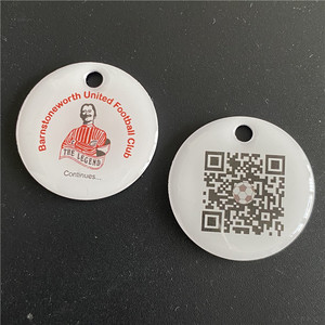 URL codificato Resina Epossidica Qr Codice Rfid Keyfob - Product Image 5