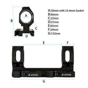 YSC OEM 25.4mm 30mm QD Scope <strong>Mount</strong> Quick Release Optic Tactical Scope <strong>Mounts</strong> for Hunting - Product Image 2