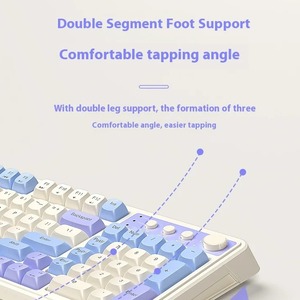 Aula S99 Wireless Silent Membrane <strong>Keyboard</strong> 3 Mode With Knob and Display Colorful <strong>for</strong> Window/<strong>Computer</strong>/Desktop/PC/<strong>Notebook</strong> - Product Image 4