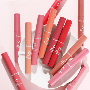 Tatlı öpücük özel Logo 12-Color dudak sır kalıcı su geçirmez mat ruj Mineral maddeler 5g <span class=keywords><strong>Net</strong></span> <span class=keywords><strong>WT</strong></span> ücretsiz makyaj örnek