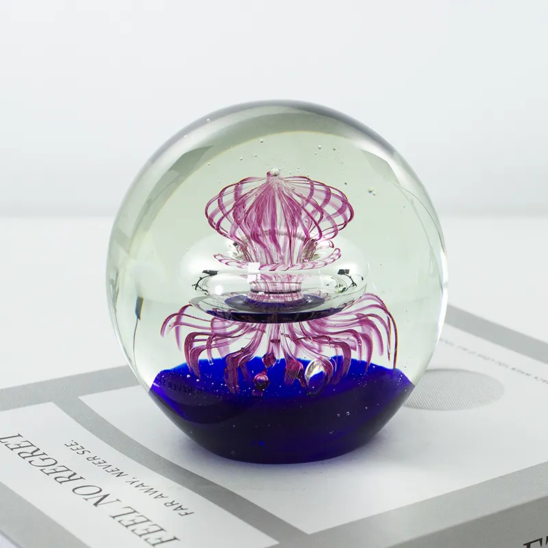 무라노 홈 장식 우아한 유리 공 paperweights