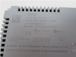 6AV6647-0AB11-3AX0 6AV66470AB113AX0 SIMATIC HMI KTP600タッチパネルSimen PLCプログラミング産業オートメーション - Product Image 2