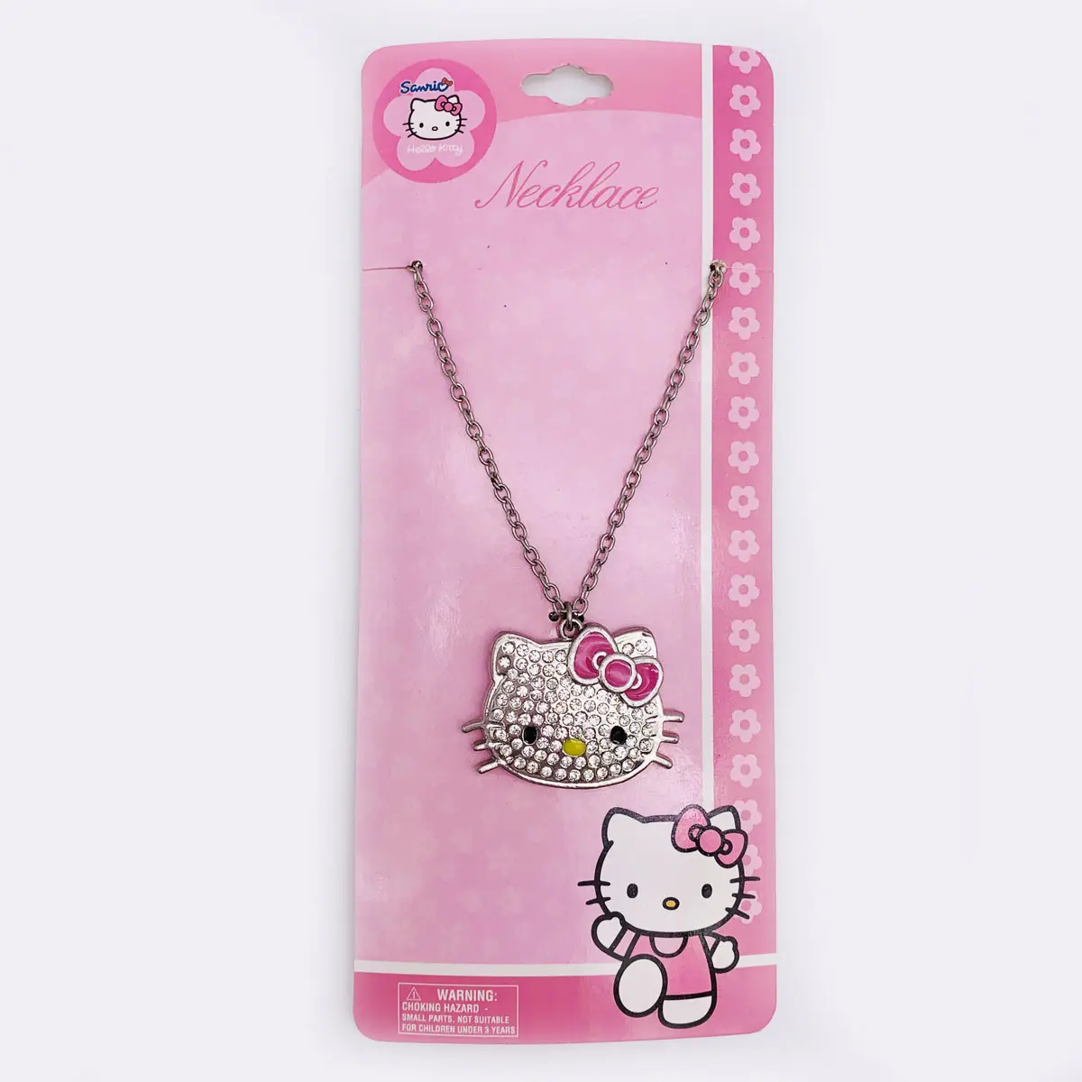 hello kitty necklace crystal sterling silver necklace Hasbro NBC universal avon Sedex BSCI audit jewelry factory