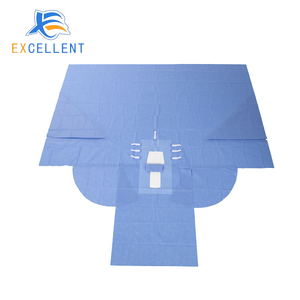 Bán buôn tùy chỉnh ISO CE dùng một lần phẫu thuật màn trực tràng phẫu thuật treo lên với fenestration y tế hàng tiêu dùng - Product Image 1