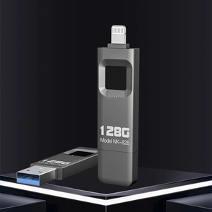 Cifrado de huellas dactilares 128GB 256GB 512GB 1TB Metal Pendrive USB3.2 Tipo C Teléfono OTG Pen Drives Unidad flash USB de estado sólido - Product Image 1