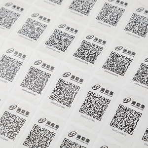 QR <strong>Label</strong> Sticker <strong>Custom</strong> Waterproof QR Code Barcode <strong>Label</strong> Sticker Sheet Sticker for Goods