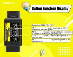 GODIAG GT105 ECU IMMO <span class=keywords><strong>Prog</strong></span> adaptador OBD II quebrar caixa ECU conector