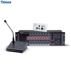 Sistema de sonido profesional Thinuna, controlador de matriz de audio digital de 8 en 8 salidas, sistema de PA con pantalla LED, canal seleccionado - Product Image 4