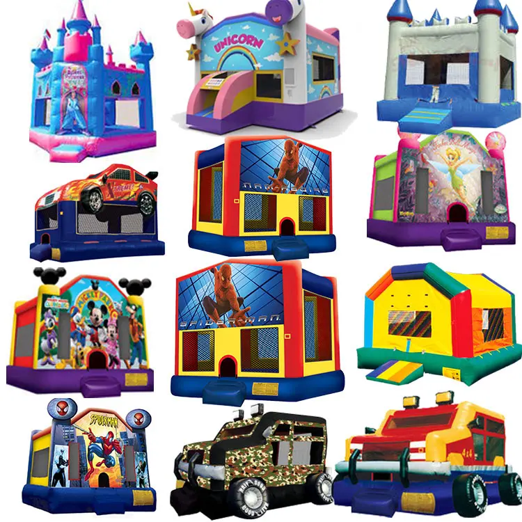 Jumping Free Shipping Bouncy Combo Games Cheap Commercial Balloon Outdoor Bounce House Inflatable Castles