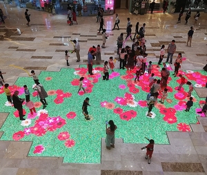 Tải nặng mang dẫn đứng tường Bảng điều chỉnh màn hình lát gạch hiển thị tương tác video kỹ thuật số nhảy múa chơi game video sân khấu sàn nhảy - Product Image 3