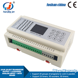 Huaqingjun 16DI uscita Transistor 16DO PLC ingressi analogici a 2 canali 0-20mA 4-20mA RS485 Modbus RTU PLC per Sesnors a pressione - Product Image 3