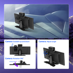 Podofo 10.25 "Incell màn hình cảm ứng Carplay Màn hình 3CH DVR không dây Carplay xách tay đài phát thanh xe Android Auto BT WIFI GPS bán buôn - Product Image 4